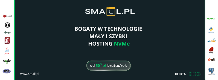 Mały hosting, OGROMNE możliwości